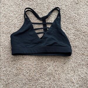 ZYIA Black Strappy Sports Bra